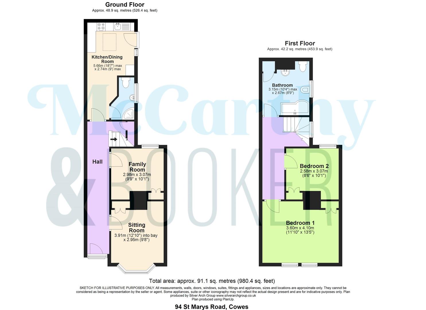 VERSATILE PERIOD PROPERTY - St Marys Road, Cowes floorplan